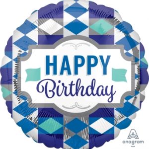 Happy Birthday Tie 18" Balloon