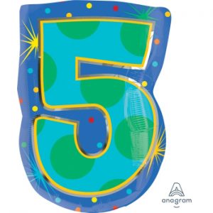 #5 Confetti Dots 18" Balloon