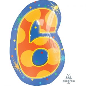 #6 Confetti Dots 18" Balloon