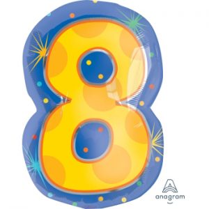 #8 Confetti Dots 18" Balloon