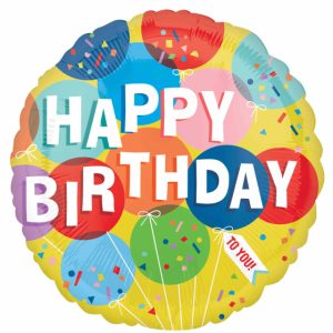 Sunny Balloons  Birthday 18" Balloon