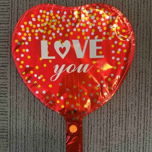 I LOVE YOU 9" Air-filled Balloon
