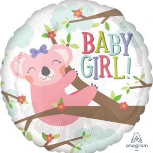 New Baby Girl 18" Balloon