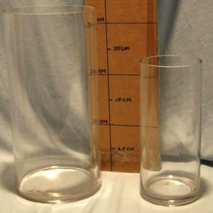 Cylinder Glass Vase - 15cm (W) x 35cm (H)