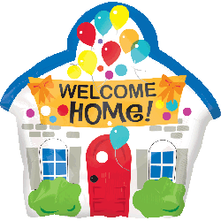 Welcome Home House 18" Balloon