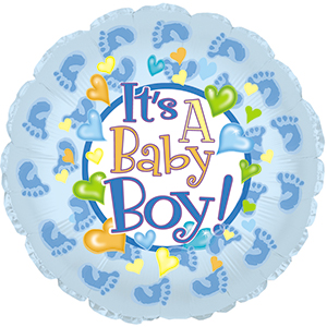 Baby Boy Footsies 9" Air-filled Balloon