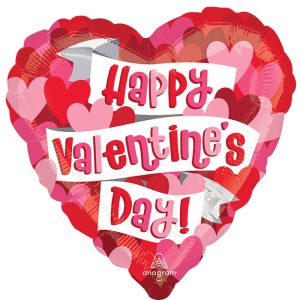 Playful Valentine's Hearts 18" Balloon