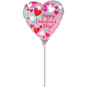 Happy Valentine's Day Pastel 4" Air-Filled Balloon