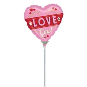 RETRO LOVE 9" Air-Filled Balloon