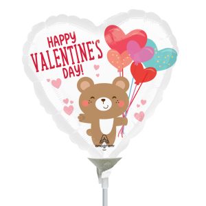 Valentine's Bear Hug 9" Air-Filled Balloon