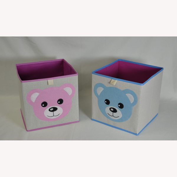 Foldable Baby Toy Box (27x27x27cm) Frogie