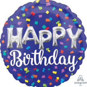 Happy Birthday Balloon Letters 9" Air-filled Balloon