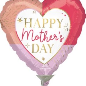COLOURFUL MOTHER'S DAY 4″ Air-Filled Foil Balloon