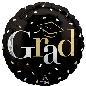 Class Dismissed Grad 18" Balloon