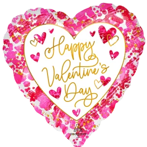 Heartful Valentine's Day 4" Air-Filled Balloon