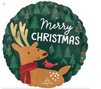 Modern Xmas Reindeer 18" Balloon
